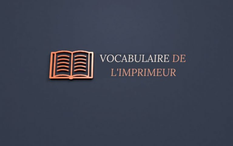 Vocabulaire De Limprimeur Blog Obiprint Actuces Et Conseils Pour