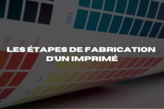 Les étapes de fabrication d'un imprimé