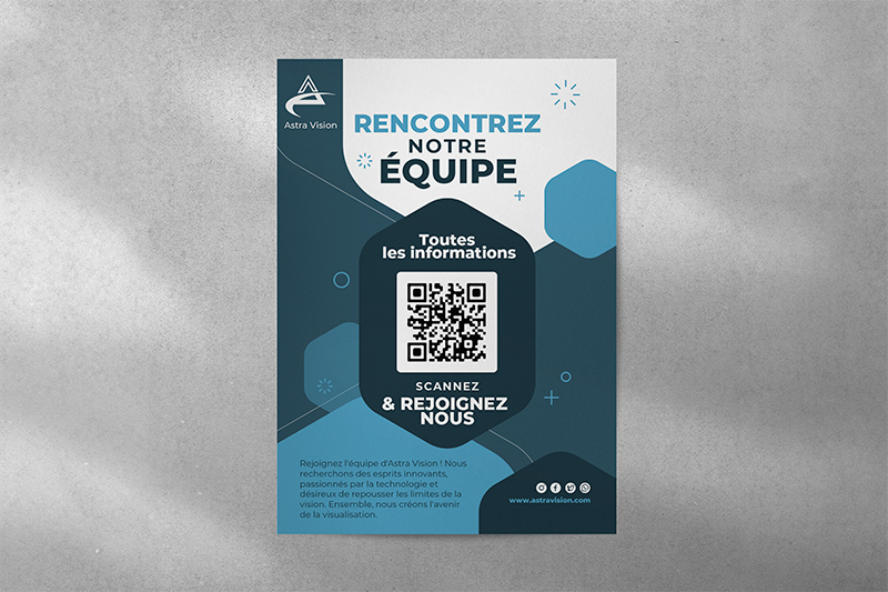 Intégration d'un QR code sur une affiche